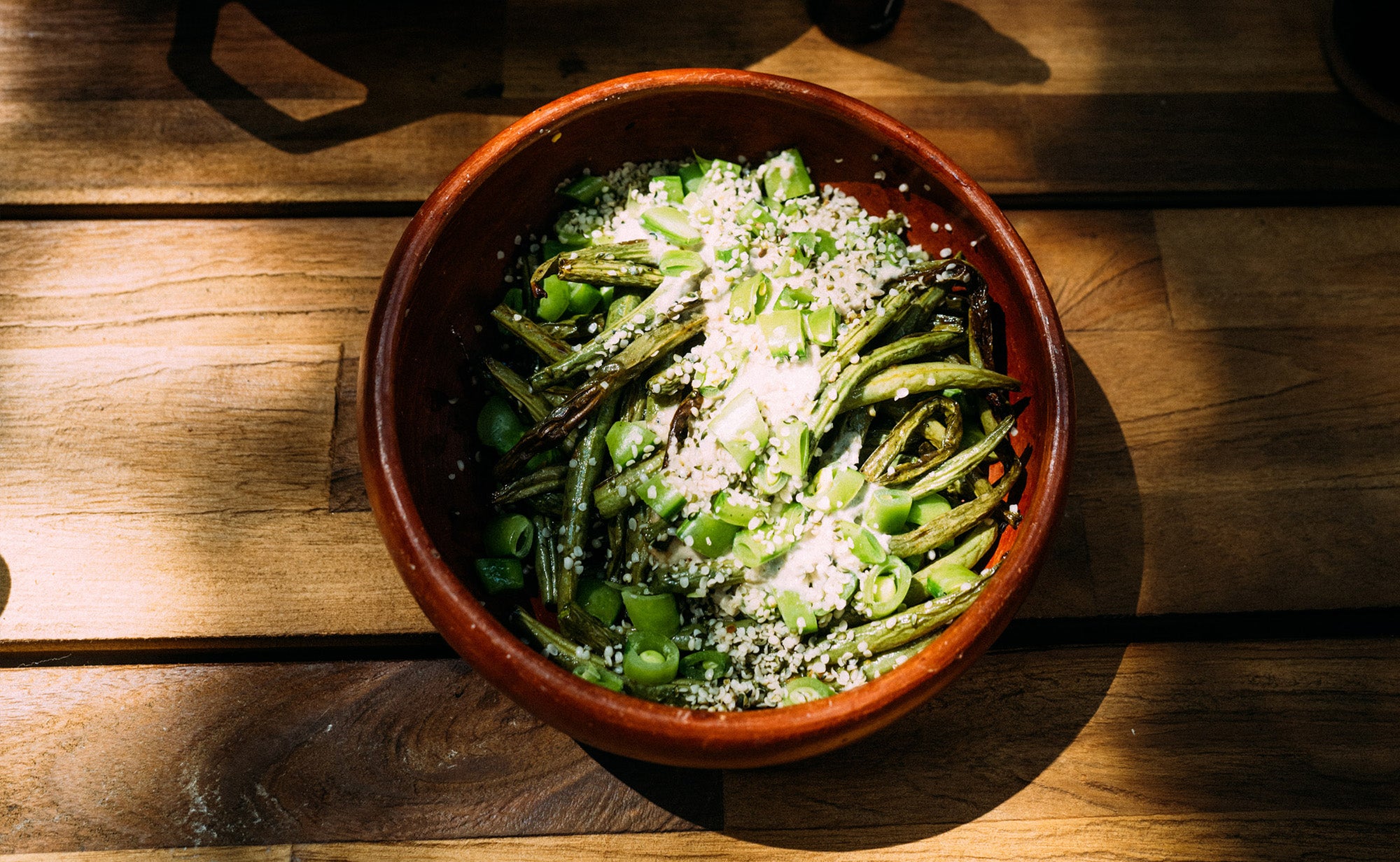 grilled corn and sugar snap pea salad